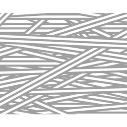 Rackhams Striped Criss Cross Pattern Wall Mural - Grey - Large - W350cm x H280cm - thumbnail 2
