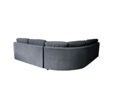 Rackhams The Veneto 5 Seater Lounger Sofa in Dark Grey or Cream - Cream - thumbnail 4