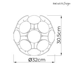 Rackhams Skye 30Cm Sputnik Ball Easy-Fit Pendant - thumbnail 6