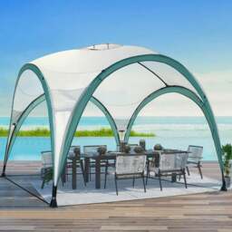 Rackhams 310cm Outdoor Canopy Polyster Gazebo Tent - thumbnail 3