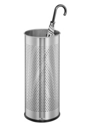 Rackhams Brushed Stainless Steel Umbrella Stand - 29 Litre Silver - thumbnail 2