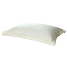Rackhams 540 Thread Count Satin Stripe Oxford Pillowcase - Ivory - One Size - Ivory - 100% Cotton - thumbnail 4