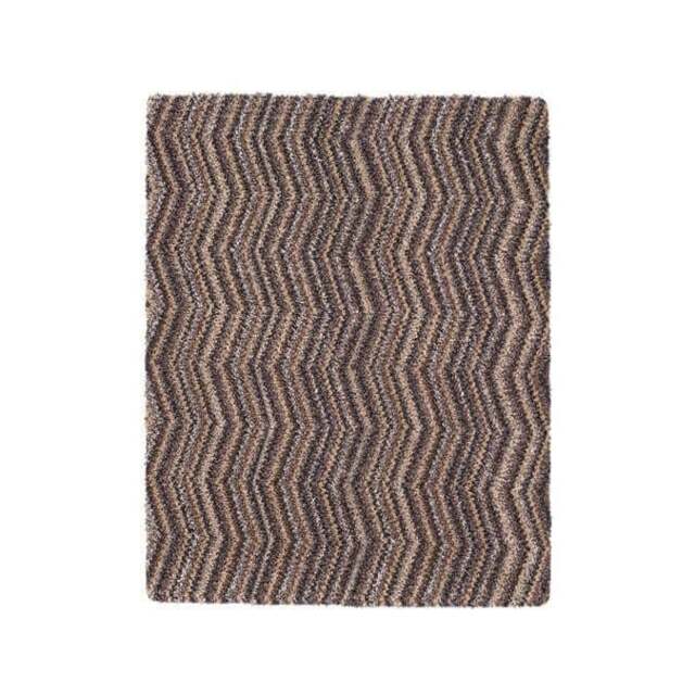 Rackhams Washable Mat Chevron Design in Multicolour - 80X95 cm - image 1