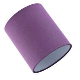 Rackhams Contemporary and Elegant Vivid Purple Linen Fabric 18cm High Cylinder Lamp Shade - thumbnail 5