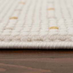 Rackhams Carmel Cream-Gold Dots Rug - 6080 - 200X290 cm - thumbnail 4