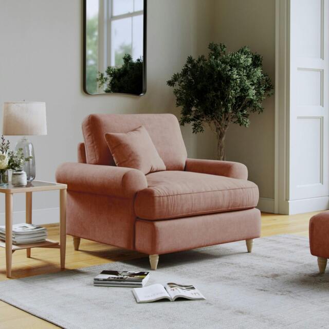 Rackhams Brentwood Armchair - Coral - image 1