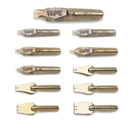 Rackhams Dip Pen Italic & Poster Nib & Pen Holder Set in Selection Box - thumbnail 2