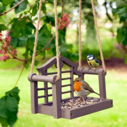 Rackhams Swing Seat Bird Feeder for Small Birds – Washable & Hygienic - thumbnail 1