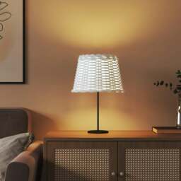 Rackhams Lamp Shade White �_�”�_30x20 cm Wicker - thumbnail 3