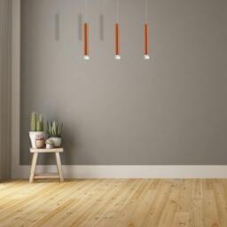 Rackhams Copper LED Triple Pendant Lamp Rose Gold Industrial Chic - thumbnail 5