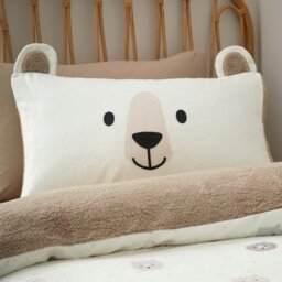 Rackhams Cosy Bear So Soft Duvet Cover Set Natural - Single - Natural - thumbnail 2