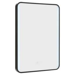 Rackhams Framed Retangular LED Light Bathroom Vanity Mirror - thumbnail 3