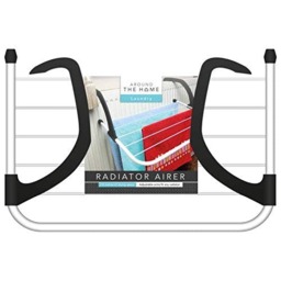 Rackhams 2 X Clothes airer drying rack 5 Bar radiator airers for indoor clothes drying - radiator drying rack indoor - radiator clothes drying rack - thumbnail 6
