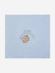 Rackhams Dolce & Gabbana Baby Boys Leopard Cub Logo Blanket in Blue (74cm) - Blue - One size - thumbnail 5