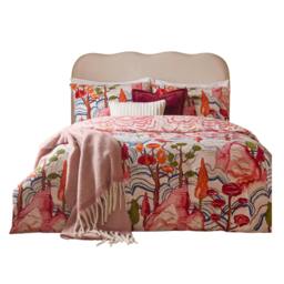 Rackhams Terra Nova Reversible Printed Duvet Cover Set - Multicoloured - Double - Multicoloured - 100% Polyester