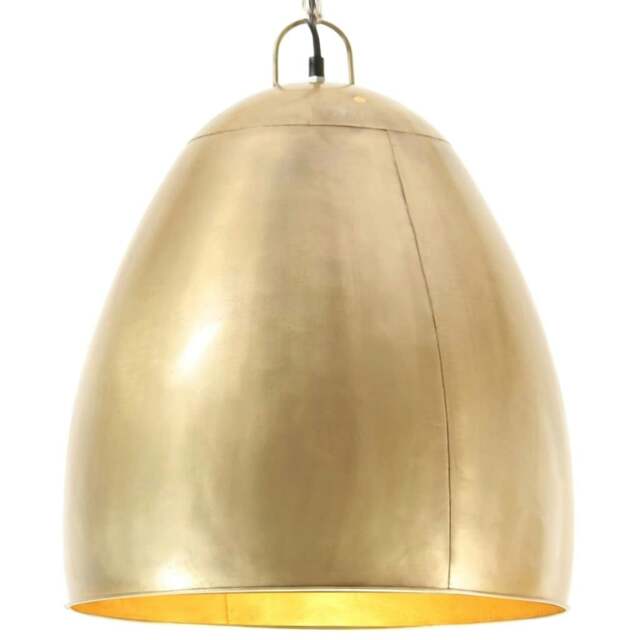 Rackhams Industrial Hanging Lamp 25 W Brass Round 42 cm E27