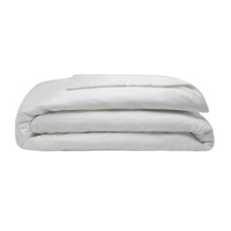 Rackhams 200 Thread Count Egyptian Blend Duvet Cover - Ivory - Double - Ivory - 100% Cotton - thumbnail 2