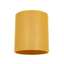 "Rackhams Contemporary and Sleek Ochre Linen Fabric 6"" Cylindrical Lamp Shade 60w Maximum"