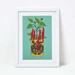 Rackhams Set of 4 Colourful Tinned Plants Wall Art - thumbnail 3