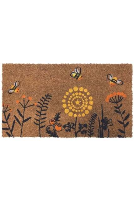 Rackhams Busy Bee Coir Doormat Gainsborough 40x70 cm - image 1