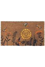 Rackhams Busy Bee Coir Doormat Gainsborough 40x70 cm