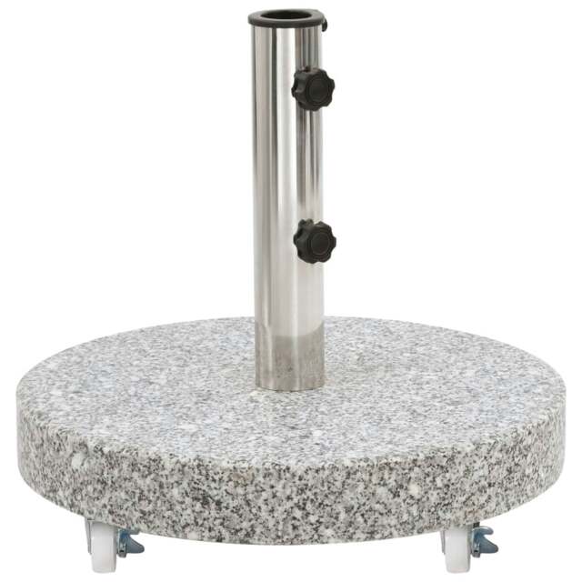 Rackhams Parasol Base Granite 30 kg Round Grey
