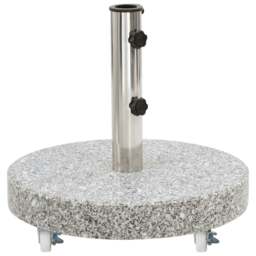 Rackhams Parasol Base Granite 30 kg Round Grey