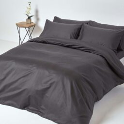 Rackhams Premium 1000 TC Egyptian Cotton Sateen Weave Fitted Sheet – 46 cm Extra Deep - Olive Green - Single - thumbnail 4