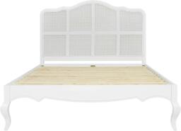 Rackhams Louis White French Style Bed Frame with Rattan Cane Headboard 4ft6, 5ft - King 5ft - thumbnail 4