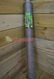 Rackhams 3 Pack of 10m Galvanised Metal Chicken Garden Wire Netting / Fencing - Trellis and Screening - thumbnail 5