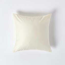 Rackhams Premium 1000 TC Egyptian Cotton Sateen Weave Pillowcase, European Size - Air Force Blue - 60 x 60 cm - thumbnail 2