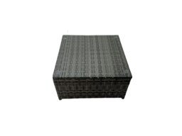 Rackhams Garden Rattan Outdoor Furniture Set 11 Seater Patio Corner Sofa Coffee Table with 3 Stool Side Table Dark Grey - thumbnail 5