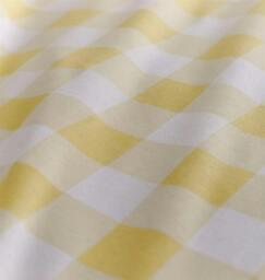 Rackhams Gingham Yellow Duvet Cover Set - Single - Double - thumbnail 3