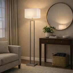 Rackhams Imogen Grey Floor Lamp - thumbnail 2