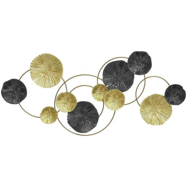 Rackhams Metal Wall Art, Modern Hanging Wall Decor with Multi-Disc Design for Living Room