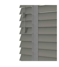 Rackhams Smooth Grey Faux Wood Venetian Blinds with Tapes (130cm Drop) - 250cm - thumbnail 1