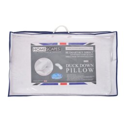 Rackhams White Duck Down Pillow - thumbnail 1