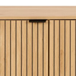 Rackhams Jaipur Sideboard With 2 Doors and 2 Shelves in Oak - Brown - 180 - 1 - thumbnail 6