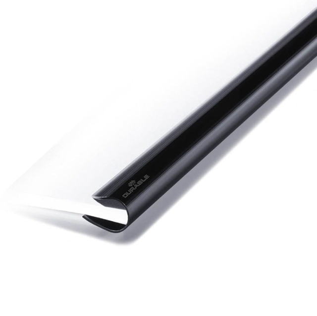 Rackhams SPINE BAR 60 Sheet Binding Bar for Unpunched Docs - 100 Pack - A4 Red - image 1