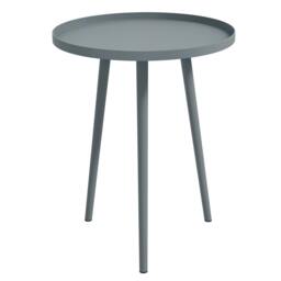 Rackhams Round Garden Coffee Table, Outdoor Side Table with Rounded Edge - thumbnail 2