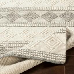 Rackhams Hygge-Hand Woven Charcoal White Wool Cottage Rug - 152 x 229 cm - thumbnail 4