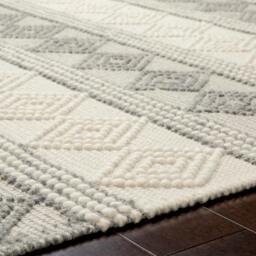 Rackhams Hygge-Hand Woven Charcoal White Wool Cottage Rug - 152 x 229 cm - thumbnail 3
