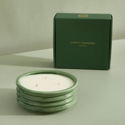 Rackhams Zesty Lemons Contemporary Kiln Range - Candles - Small - Olive - Elderflower & Coconut - thumbnail 6