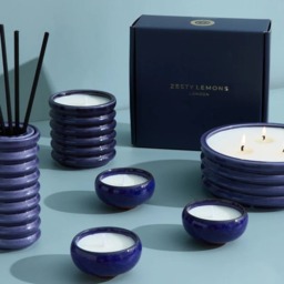 Rackhams Zesty Lemons Contemporary Kiln Range - Candles - Small - Olive - Elderflower & Coconut - thumbnail 3