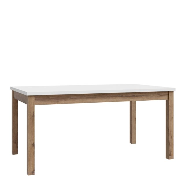 Rackhams Wensley Dining Table in Light Grey and Oak - Brown - No - Gey - image 1