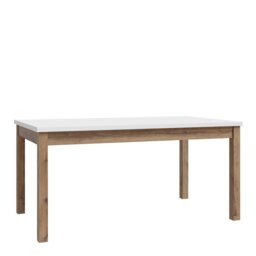 Rackhams Wensley Dining Table in Light Grey and Oak - Brown - No - Gey - thumbnail 1