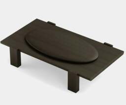 Rackhams Dolmen Aspen Centre Table: Contemporary Celestial Design with Premium Oak - thumbnail 2