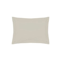 Rackhams 200 Thread Count Egyptian Cotton Oxford Pillowcase - Oyster - One Size - Oyster - 100% Egyptian Cotton - thumbnail 2