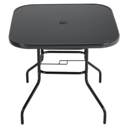 Rackhams 80/105cm Wide Square Garden Table Patio Outdoor Dining Table Coffee Bistro Table - W 80 x L 80 x H 72 cm - thumbnail 3