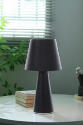 Rackhams Nordic-style Rechargeable Dimmable Table Lamp Night Light - Black - One Size - thumbnail 2